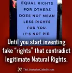 Note Well that Actual American Citizen Constitutional Rights Are, Precisely, Judaeo-Christian Natural Law Rights And Bogus Marxocrat Rights Are Not