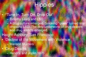 Living In the Aftermath of the Dope Smoking Timothy Leary Communist Woodstock Hippie Peacenik Counter-Culture