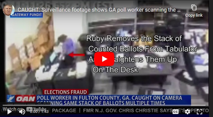 2020 Election Steal Tabulating Ballots