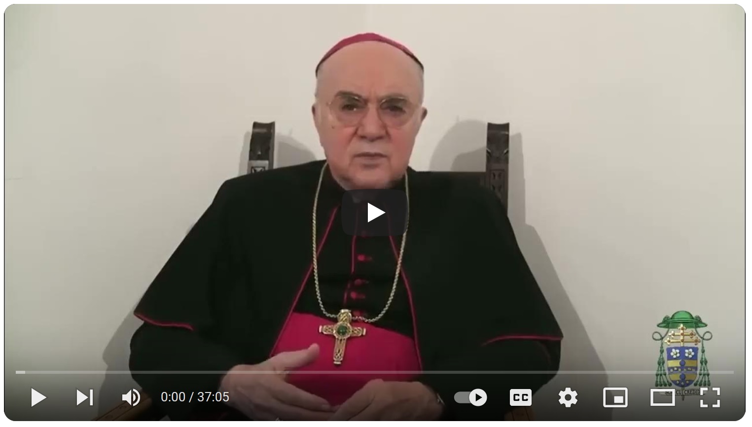 Abp. Vigano Unprecedented Apostacy
