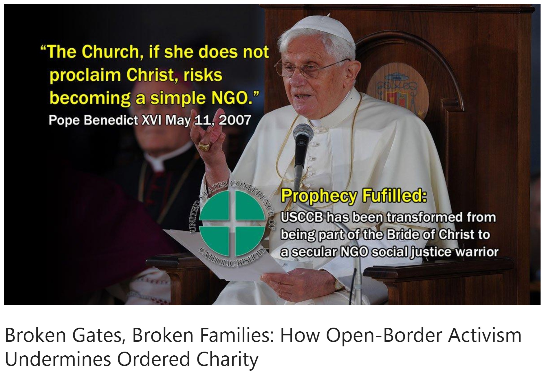 Deport the USCCB