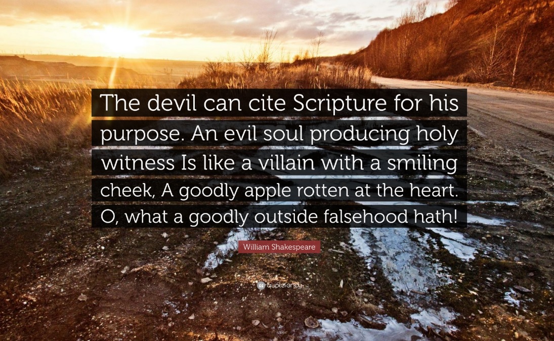 Devil Cites Scripture Devil Cites Scripture