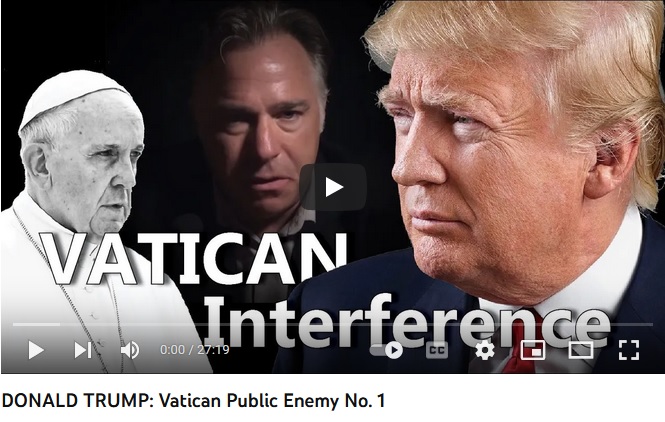 Donald Trump Vatican Public Enemyh No. 1