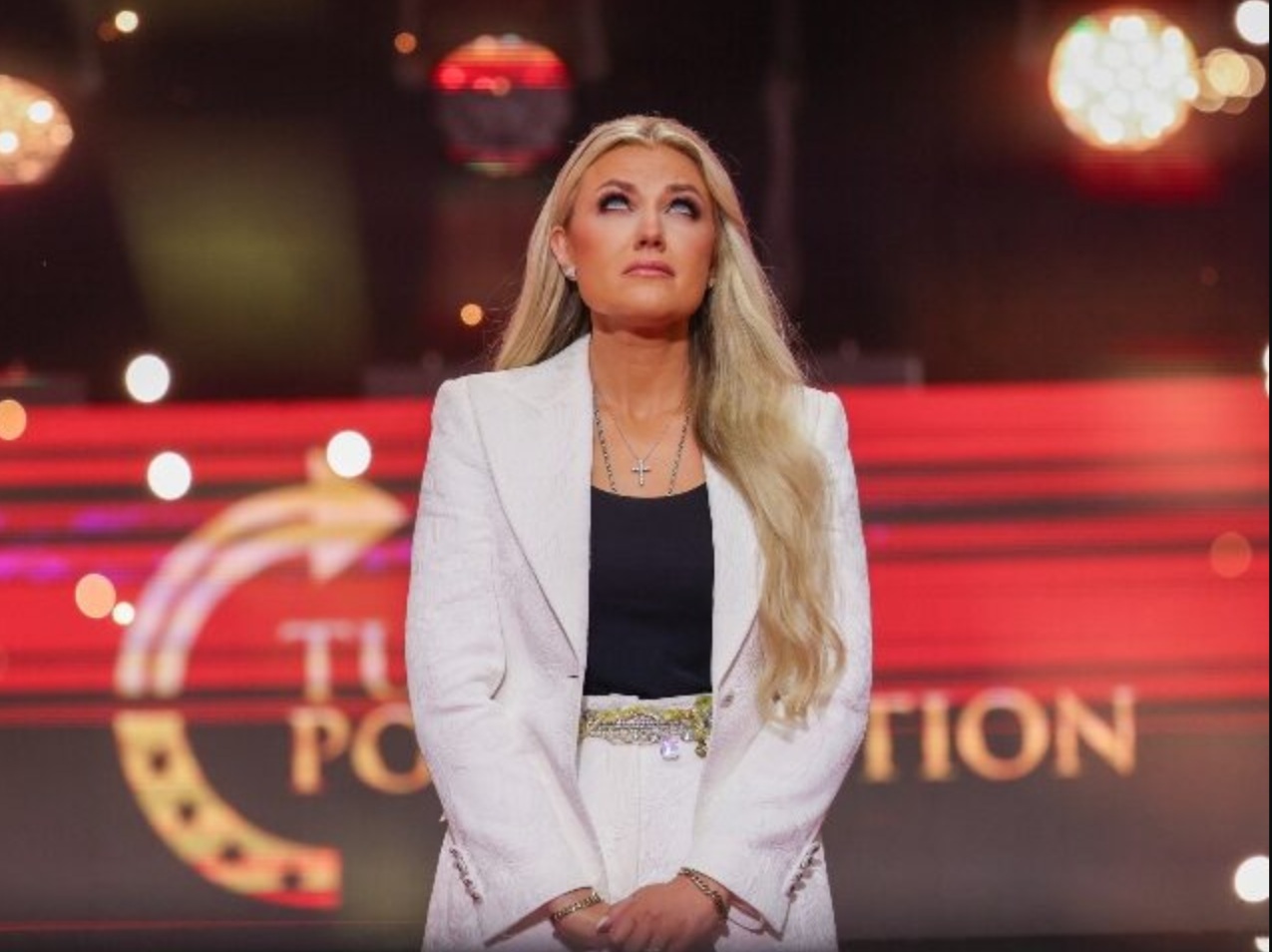 Erika Kirk at Memorial Event