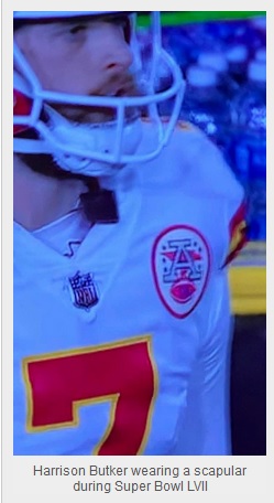 Harrison Butker Brown Scapular