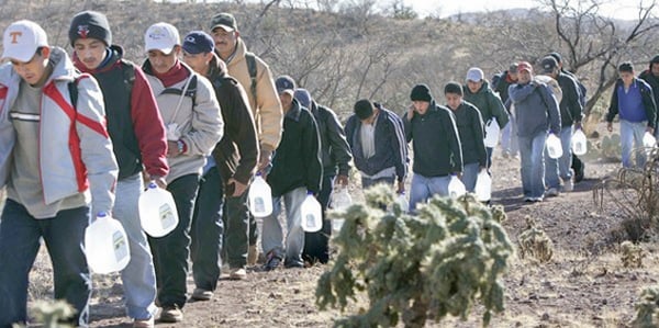 Illegal Aliens Entering America