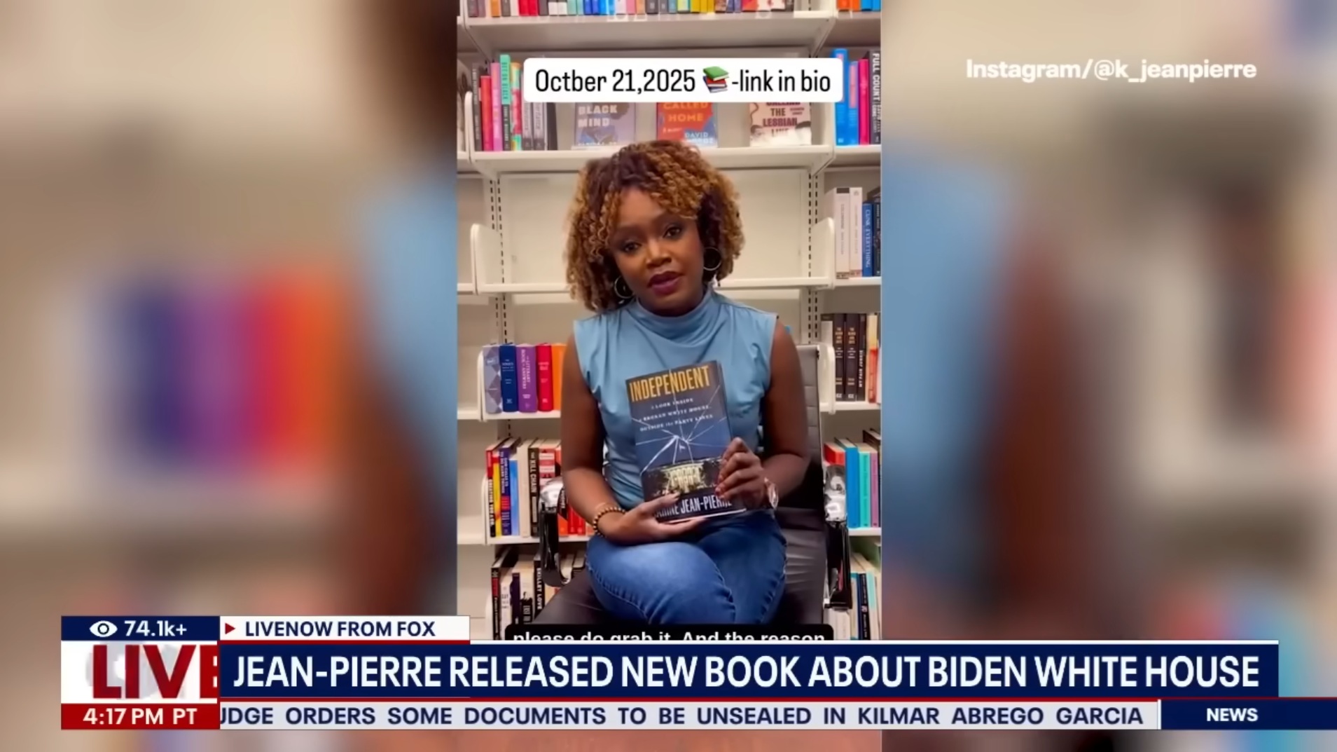 KJP Independence Book Announcement