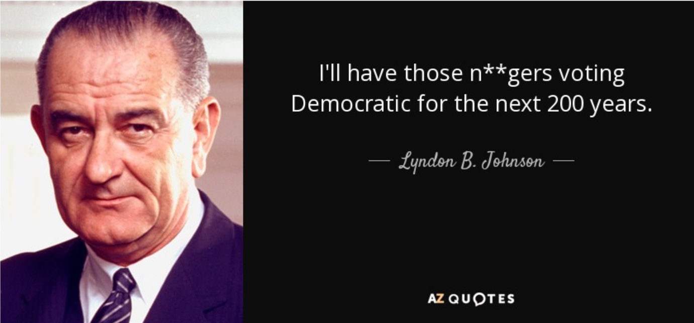 Lyndon Johnson's Nigger Vote Lyndon Johnson's Nigger Vote