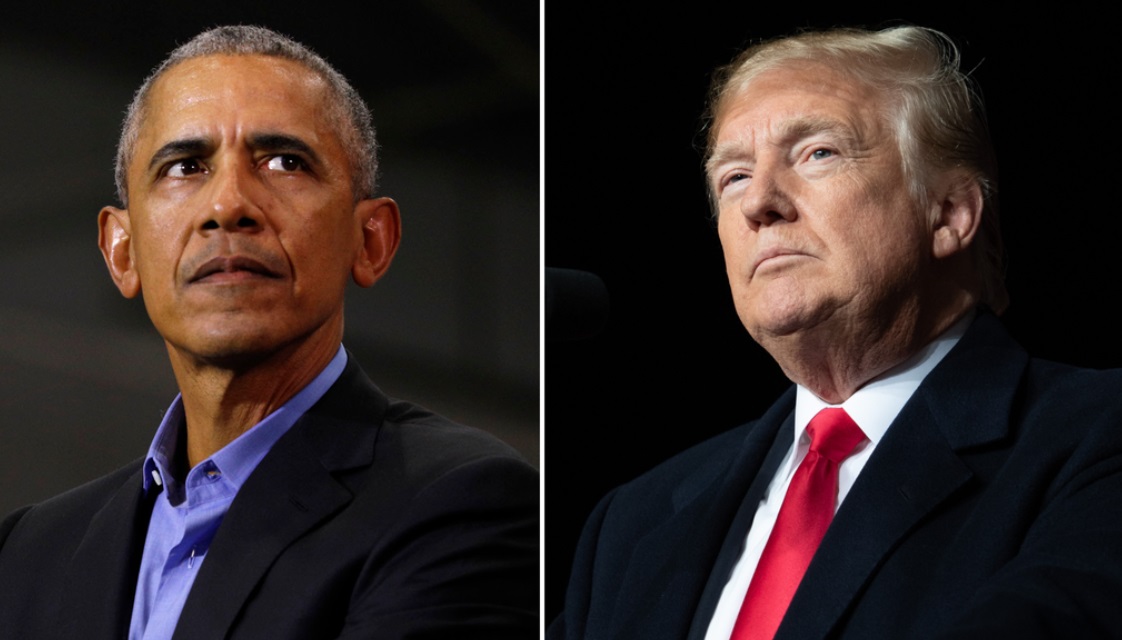 Obama and Trump