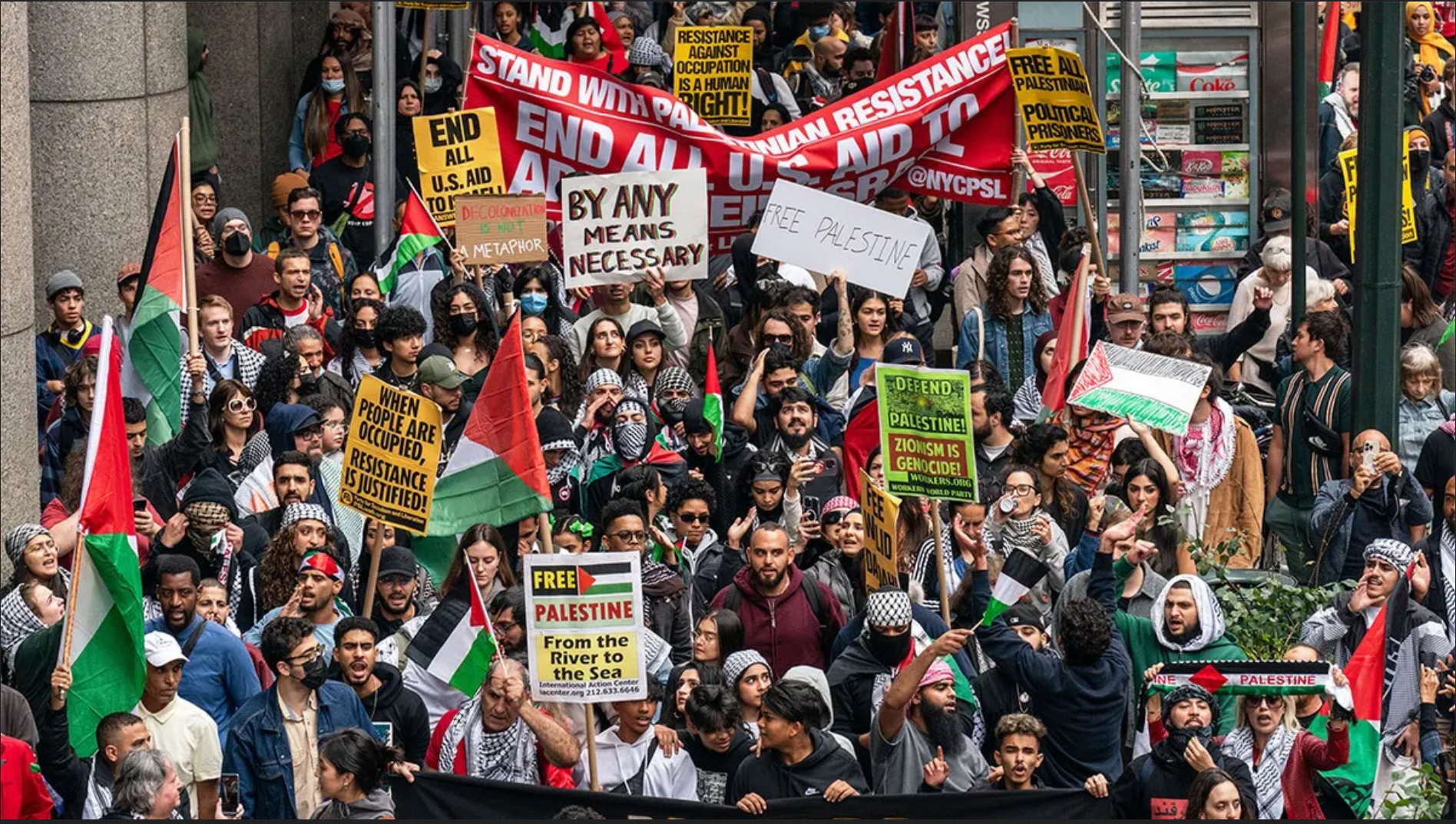 Palestinians Rioting In America Palestinians Rioting In America