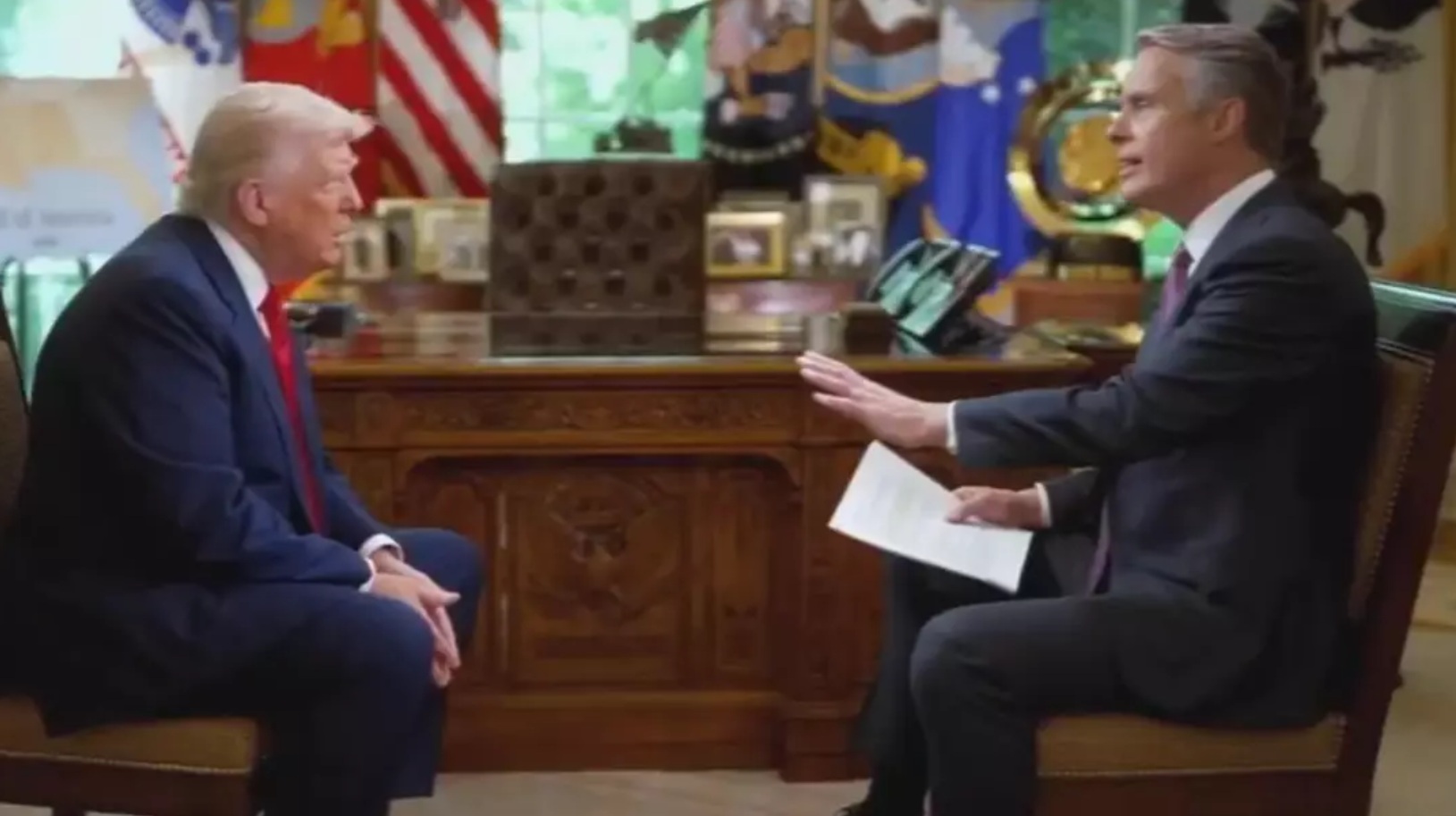 Trump and Terry Moran