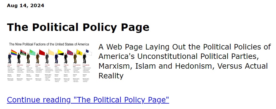 piclink Political Policy