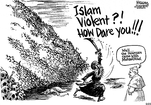 The goal of Islam is to convert you to Islam, or, subjugate you to Islamic law, or, kill you. But Moslems are not supposed to say that out loud in Western company.